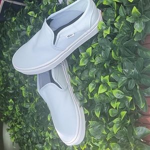 COPY - NWOT Vans Unisex Classic Slip-On  Sneakers Light blue mens 7.5 wmn 9